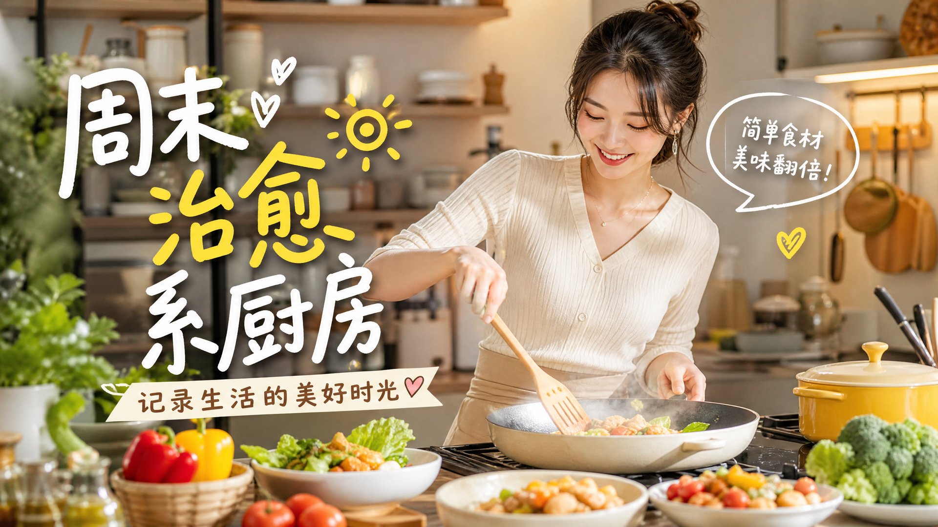 溏心 溏心生活视频教程：周末治愈系厨房美食制作全流程视频演示